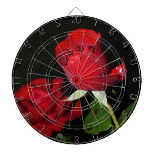 Rote Rosen Dartscheibe