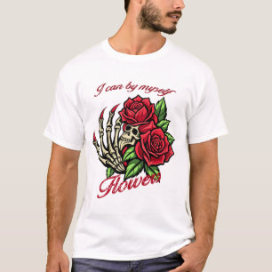 Rote Rosen, die sich selbst versorgen, T - Shirt