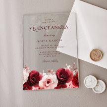 Rote Rosen Eleganz: Prächtige Quinceanera-Party