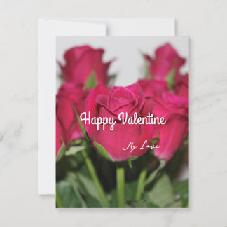 Rote Rosen Feiertagskarte