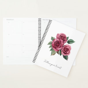 Rote Rosen Floral Planer