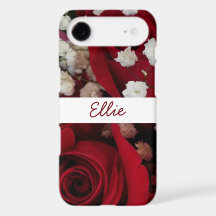 Rote Rosen Fotografie mit Monogramm