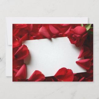 Rote Rosen für Ihre wahre Liebe: Eine Valentinerka Einladung