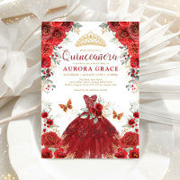 Rote Rosen Garden Princess Quinceañera Mis Quince