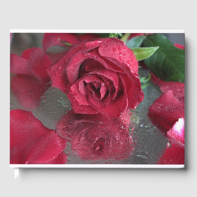 Rote Rosen Gästebuch (Vorderseite)