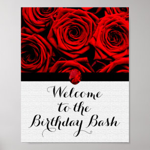 Rote Rosen Geburtstag Poster