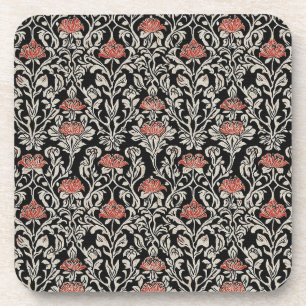 Rote Rosen Getränkeuntersetzer