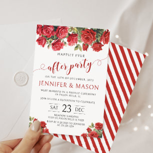 Rote Rosen glücklich, immer nach der Hochzeitseinl Einladung