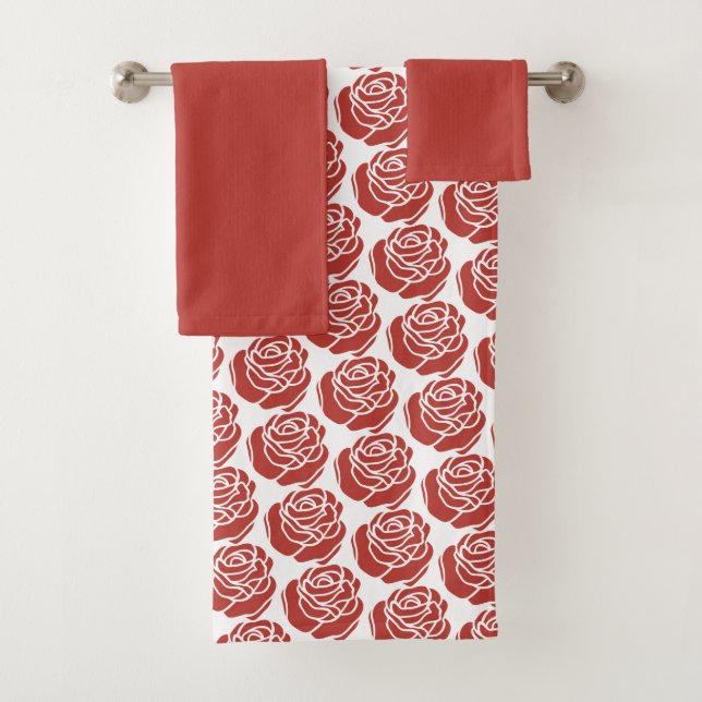 Rote Rosen - HandtuchSet Badhandtuch Set (Insitu)