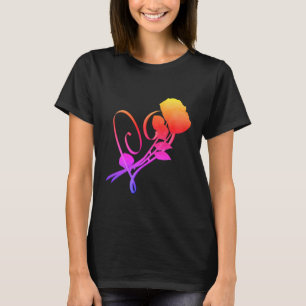 Rote Rosen Herzrainbow T-Shirt