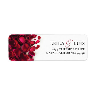 Rote Rosen Hochzeit Rücksendeadresse