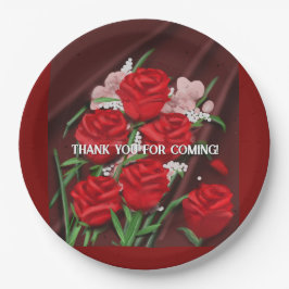 Rote Rosen Hochzeiten Teller