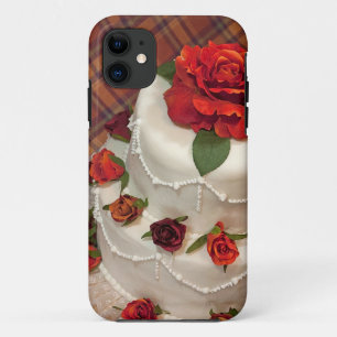 Rote Rosen Hochzeitstorte Case-Mate iPhone Hülle
