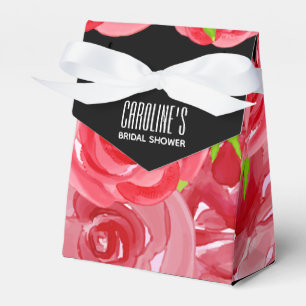 Rote Rosen im Blumenzelt Geschenkschachtel