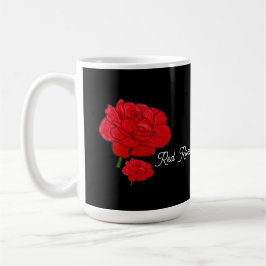 Rote Rosen Kaffeetasse