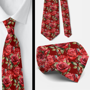 Rote Rosen Klassische formelle Krawatte