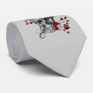 Rote Rosen Krawatte
