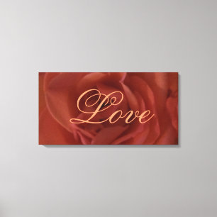 Rote Rosen Liebe Leinwand