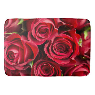 Rote Rosen Luxusbadematte Badematte