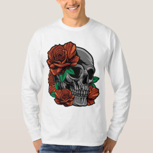 Rote Rosen mit Blume Ros (Gartengärten) T-Shirt