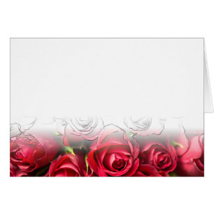Rote Rosen mit schwarzen Konturen