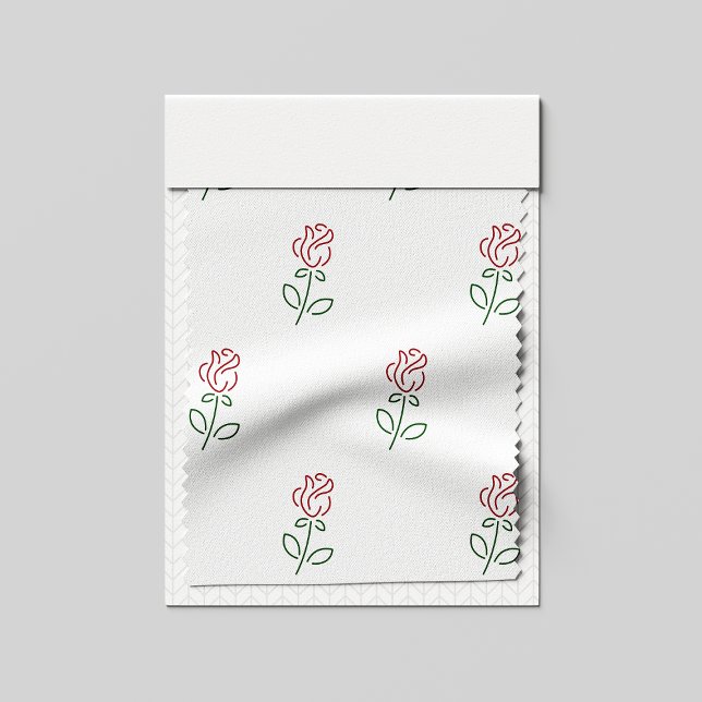 Rote Rosen, Muster von Rose, Blume Stoff (Von Creator hochgeladen)