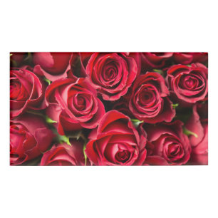 rote Rosen Namenschild