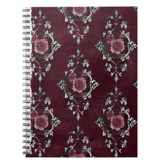 Rote Rosen Notizblock (Vorderseite)