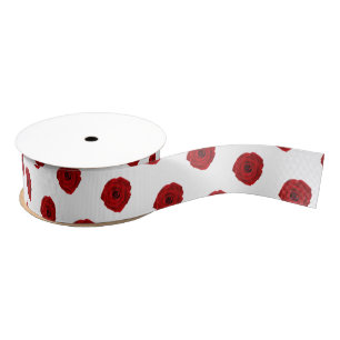 Rote Rosen Reitpferd Gewinner Elegante anzeigen Ripsband