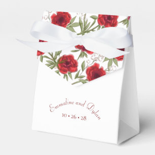 Rote Rosen Romantische Hochzeit Geschenkschachtel