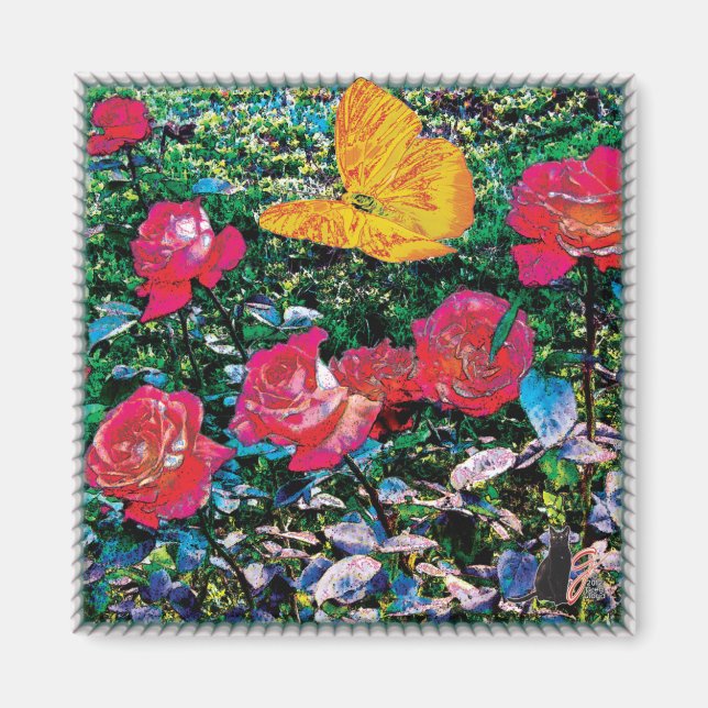 Rote Rosen Rote Rosen Magnet (Vorne)