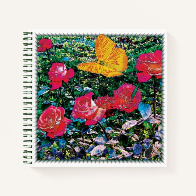 Rote Rosen Rote Rosen  Notizbuch (Vorderseite)