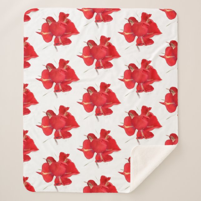 Rote Rosen, Sherpadecke (Vorderseite)