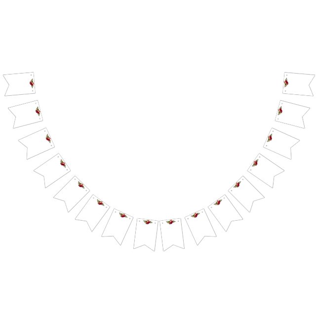 rote Rosen Swagger Wimpelkette (Alle)