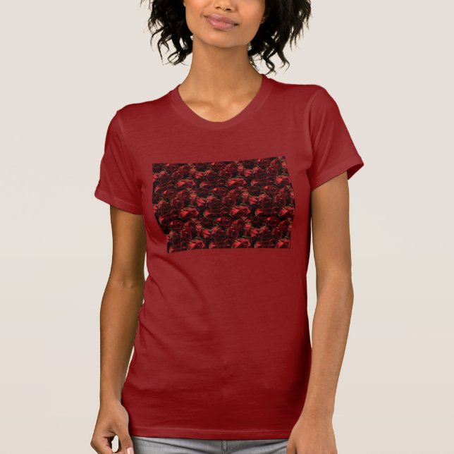 Rote Rosen T - Shirt (Vorderseite)