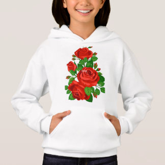 "Rote Rosen T - Shirt für Frauen - Elegantes Blume