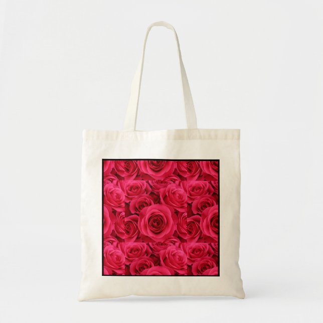 Rote Rosen Tasche (Vorne)