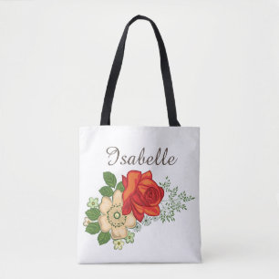 Rote Rosen und Gänseblümchen