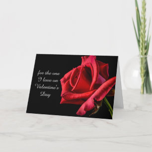 Rote Rosen Valentinstag Grußkarte Feiertagskarte