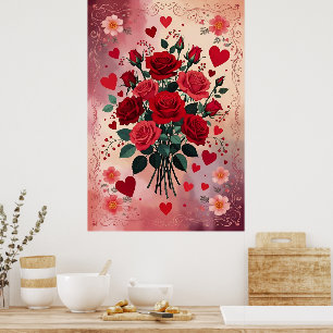 Rote Rosen, Valentinstag, Poster