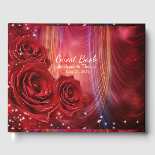 Rote Rosen Wedding Guest Book Gästebuch