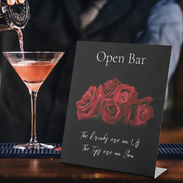 Rote Rosen Weiß Schwarz Elegance Zeitlose Offene B Sockelschild (Von Creator hochgeladen)