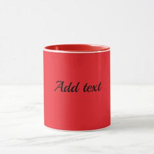 rote, rote TEMPLATE, personalisieren, Tasse