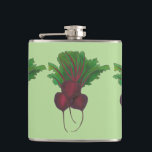 Rote Rübe Brunch Gemüsegarten Kochkunst Vegan Flachmann<br><div class="desc">Das Design zeigt eine originelle Marker-Abbildung eines köstlichen Haufens roter Rüben. Ideal für Ihren Lieblingsvegetarier! Diese Abbildung ist auch auf anderen Produkten verfügbar. Sehen Sie nicht,  wonach Sie suchen? Brauchen Sie Hilfe bei der Anpassung? Klicken Sie auf "Kontakt mit diesem Designer",  um etwas für Sie erstellt zu haben!</div>