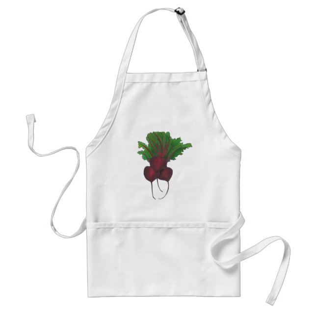 Rote Rübe Gemüse Veggie Vegetarische Feinschmecker Schürze (Vorne)