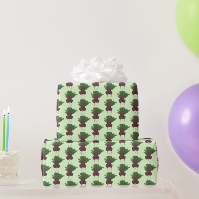Rote Rübe Root Gemüsegarten Rübe Geschenkpapier (Partygeschenke)