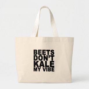 Rote Rüben tun nicht Kohl mein Vibe T-Shirt.png Jumbo Stoffbeutel