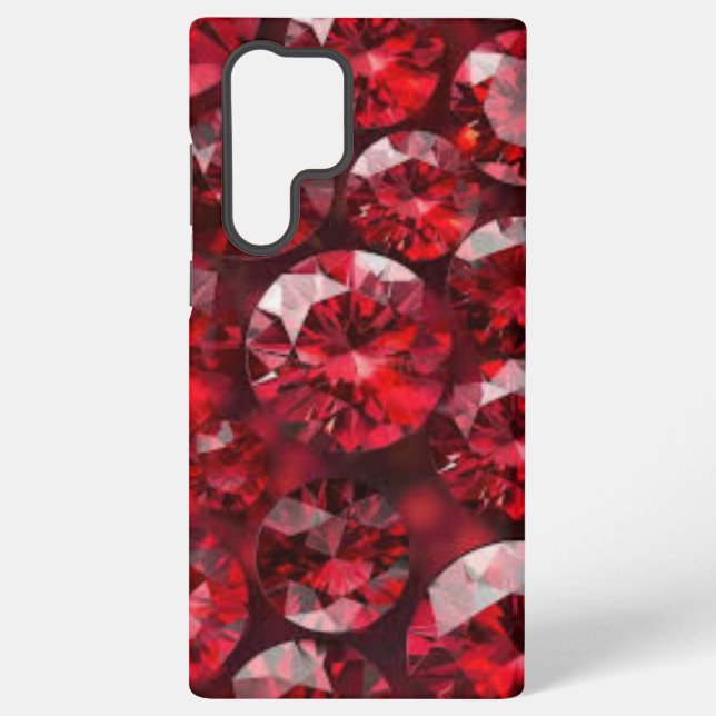 Rote Rubine iPhone / iPad Hülle Samsung Galaxy Hülle (Rückseite)