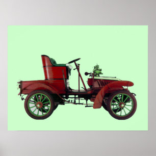 ROTE RÜCKFAHRZEUGE/AUTO-WIEDERHERSTELLUNG - AUTOMO POSTER
