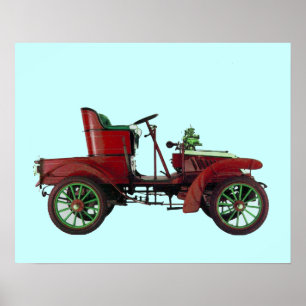 ROTE RÜCKFAHRZEUGE/AUTO-WIEDERHERSTELLUNG - AUTOMO POSTER